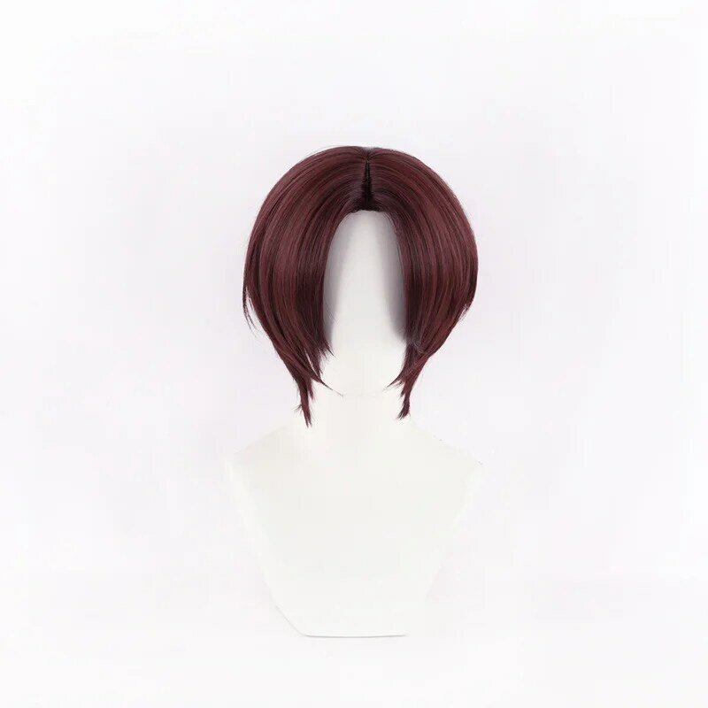 Hayato Suo-peluca sintética resistente al calor para disfraz de Cosplay, pelo de longitud media, accesorio de Halloween, Anime