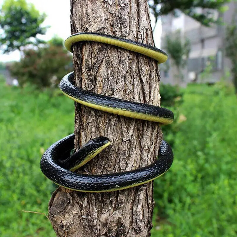 Grande borracha realista Snake Prank com String, Falso cobra modelo, Prank engraçado, Moda