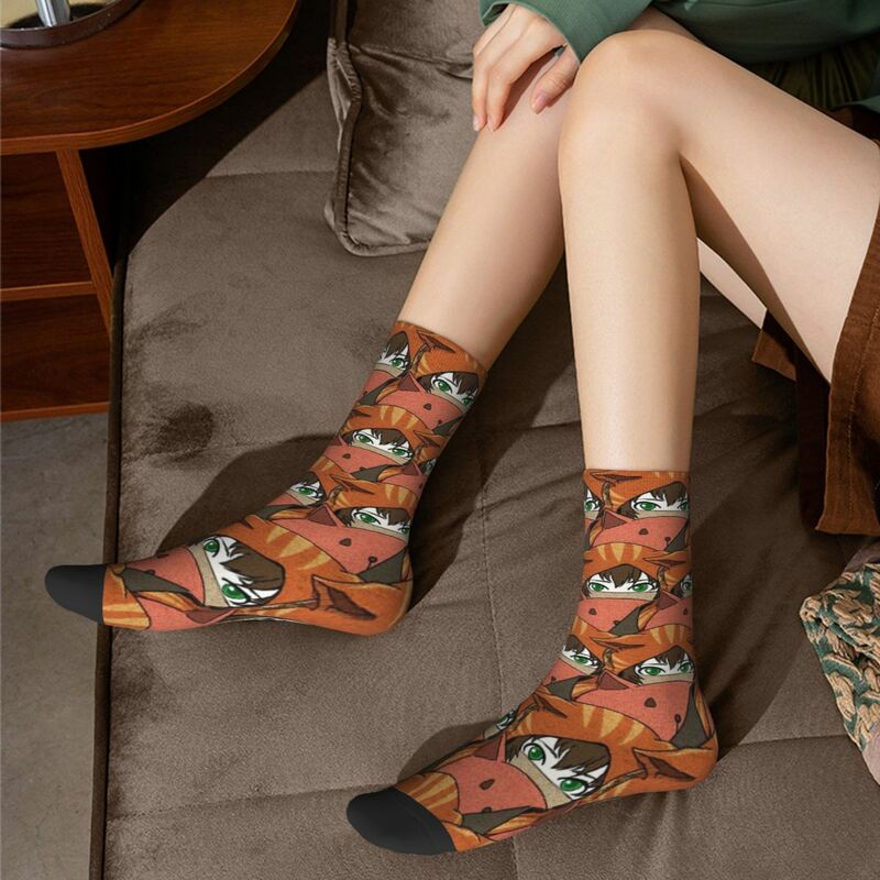 Shin Tsukimi Your Turn To Die Men Women Happy Socks Outdoor Novelty Spring Summer Autumn Winter Stockings Gift