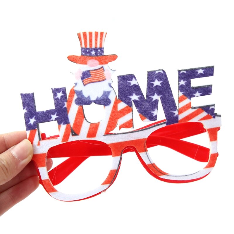 Occhiali bandiera americana occhiali 4 luglio festa per adulti occhiali da festa patriottici Photo Booth puntelli festa nazionale americana Dropship
