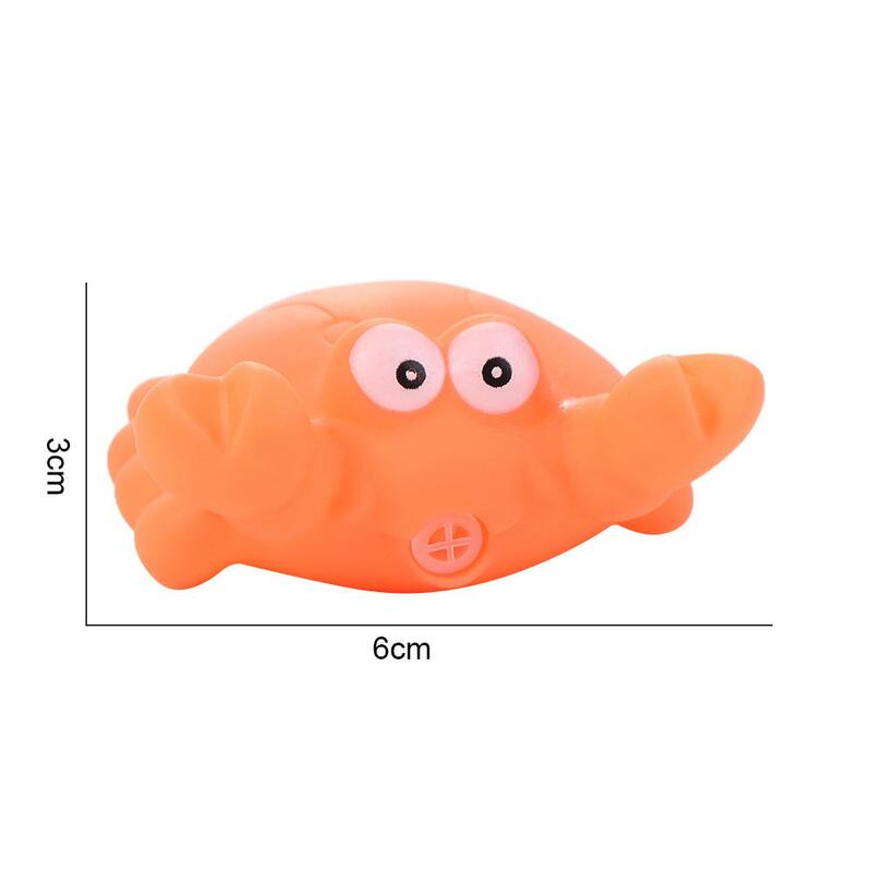 Soft Squeaky colorido Squeeze Float Toy para crianças, Brinquedos infantis de água de natação, Brinquedos do banho do bebê