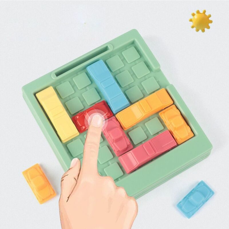 Multi-color Storage Design Plastic Children Gift Car Maze Game Logic Clearance Toy DIY Car Clearance Game Puzzle Board Toy