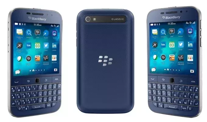 Originale sbloccato BlackBerry Classic Q20 4G LTE Mobile 8MP WIFI 3.5 "16GB ROM 2GB RAM Qwerty Bluetooth cellulare Smartphone Bar