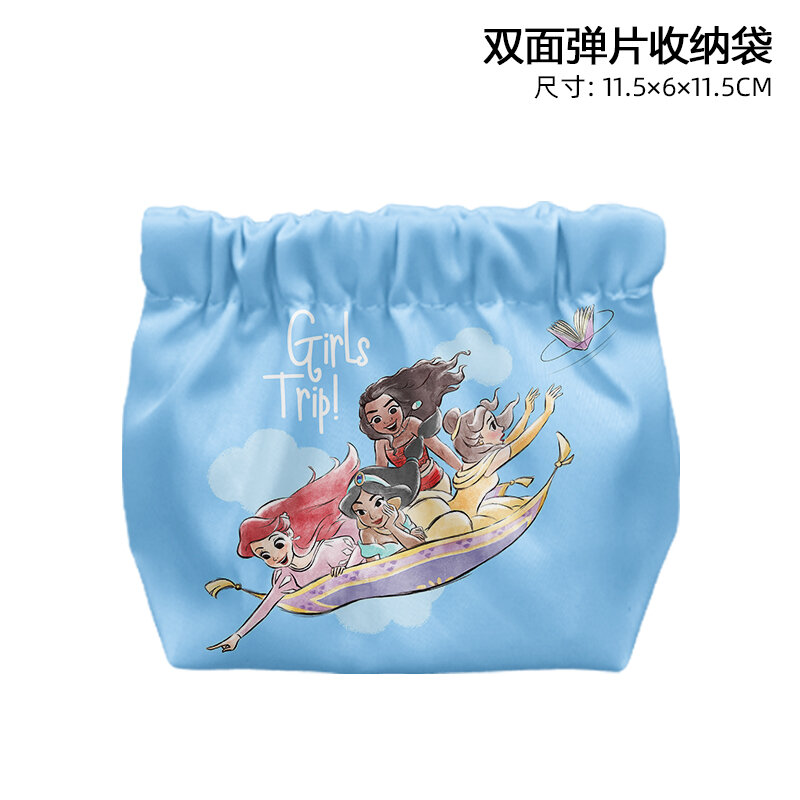 Disney-maletines de princesa Cenicienta T8841, bolsa de monedas de Anime, bolsa de maquillaje de dibujos animados, monederos casuales, bolso de almacenamiento para tarjetas, regalo