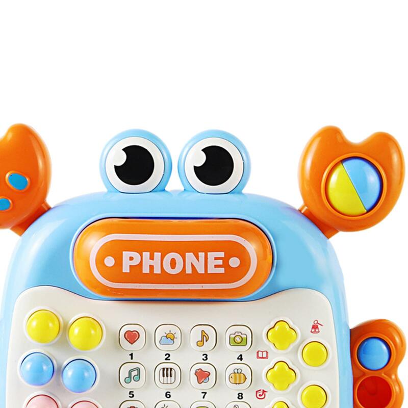 Brinquedo do desenvolvimento cognitivo para crianças, história do telefone, menino de 3 anos