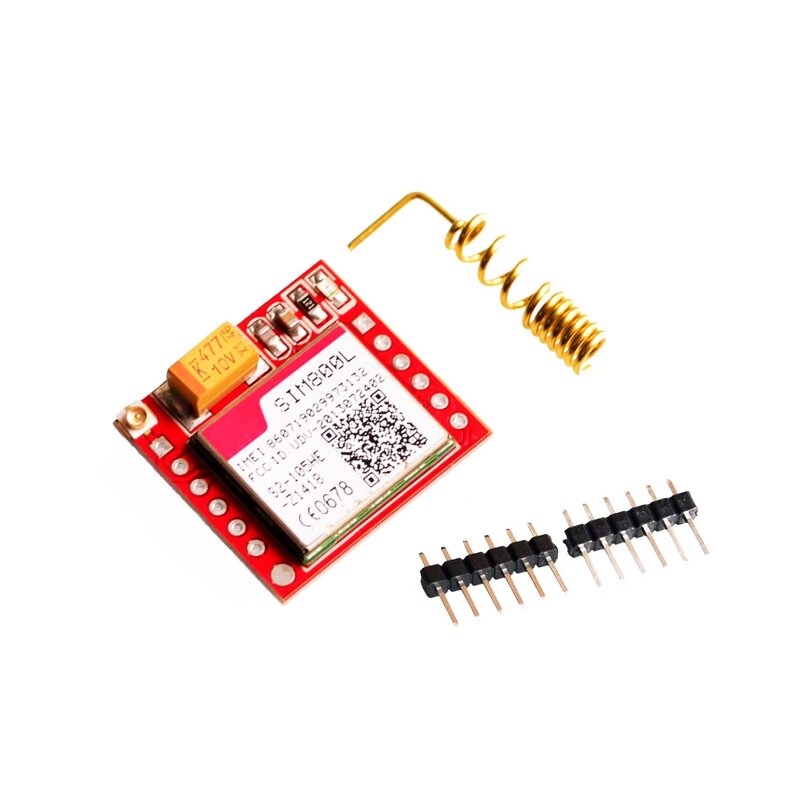 O menor sim800l gprs gsm módulo micro placa de núcleo do cartão sim quad-band ttl porta serial para arduino