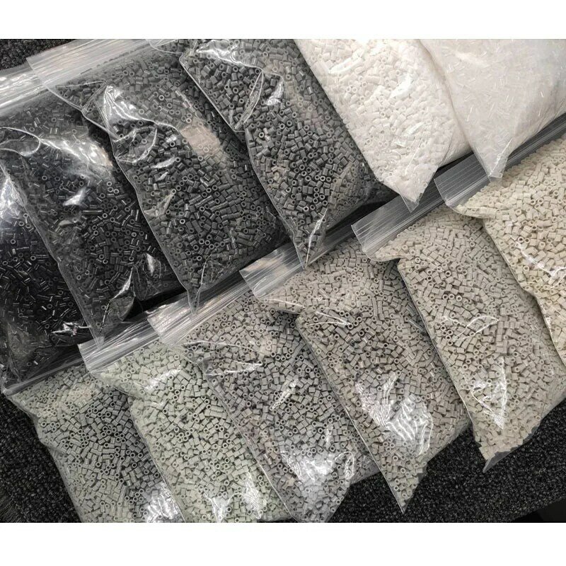 Colore grigio 2.6mm 10000 pezzi Hama Beads for Kids Iron Fuse Beads puzzle fai da te Pixel Art Gift giocattolo per bambini Mini perline da stiro