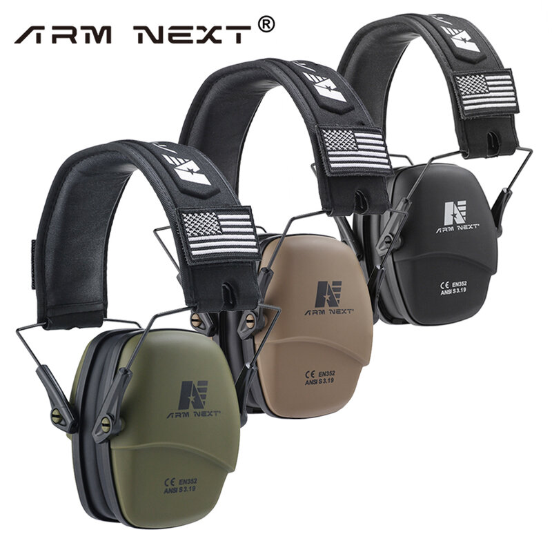 ARM NEXT-Cache-oreilles en silicone à réduction de bruit 25db, casque de protection auditive, casque de tir pour la chasse