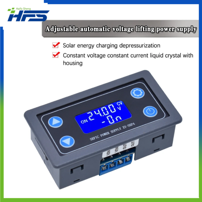 Adjustable Automatic Voltage-Up and Voltage-Down Power Module, Constant Voltage and Current, Solar Charging, XY-SEP4