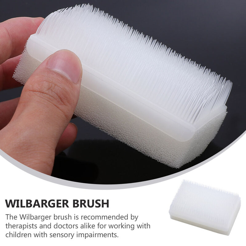Sensorial Nail Scrub escova para crianças, crianças Wilbarger, Soft Defensiving