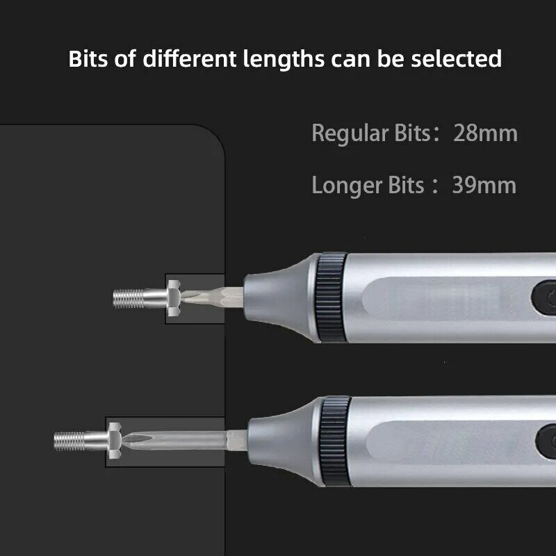 Precision Electric Screwdriver Multifunctional Silent Durable Battery Life Rechargeable Disassembly Repair Batch Head Set