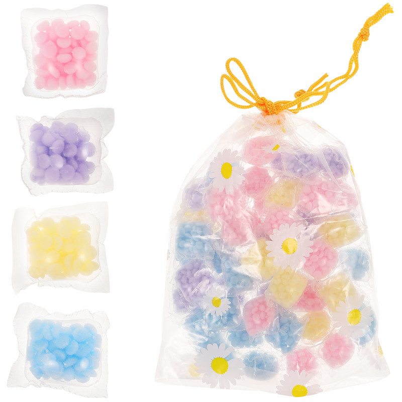 Artibetter Laundry Scent Booster Beads - 50Pcs Mixed Color In-Wash Fragrance & Fabric Softener for Washer