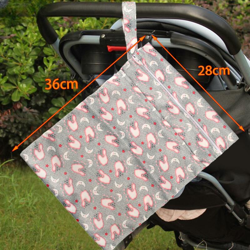 Baby Nappy Bag Stroller Storage Bag Water Resistant Diaper Pouch for Daycare