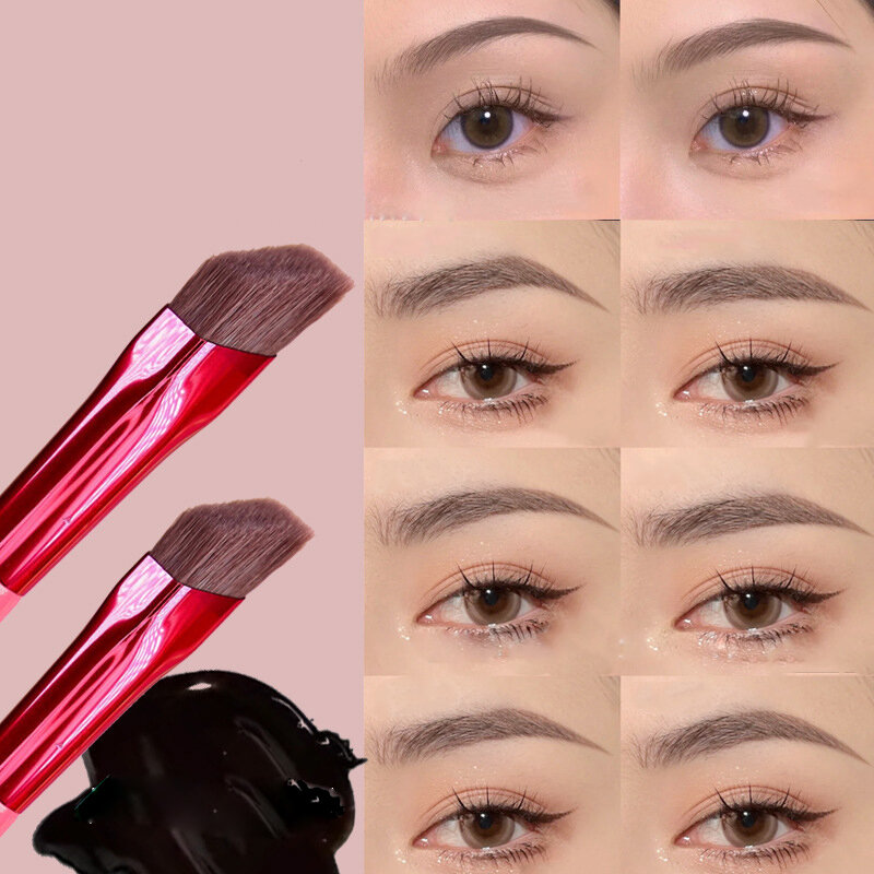 Wielofunkcyjny pędzel do brwi kwadratowy obraz włoskowate pędzle do brwi 3D dzikie pędzel do brwi kobiety Contour Eyeshadow Makeup