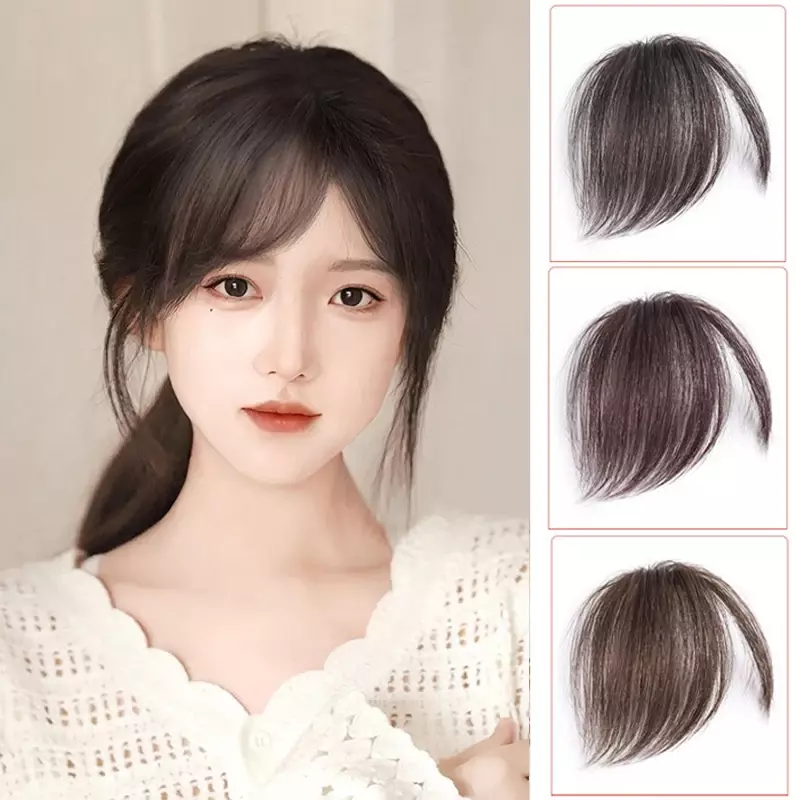 Hair Bangs Hairpiece Accessories Synthetic Fake Bangs Clip In Hair Extensions Clip In Hair Pieces