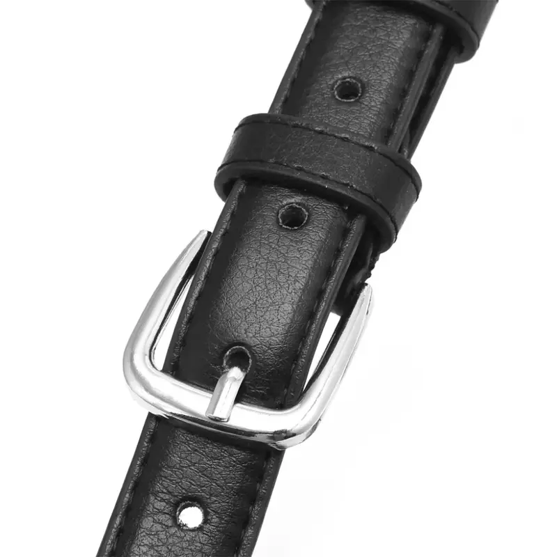 Cinturones de cuero con hebilla de Metal para mujer y niña, cinturón de cintura de diseño informal, 1 unidad
