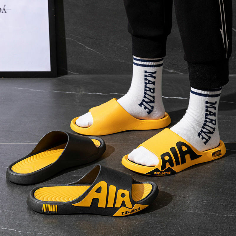2023 Men's Summer Slippers Anti-slip Thicken EVA Soft Slipper Outdoor Beach Flip Flops for Men Household Comfortable Shoes