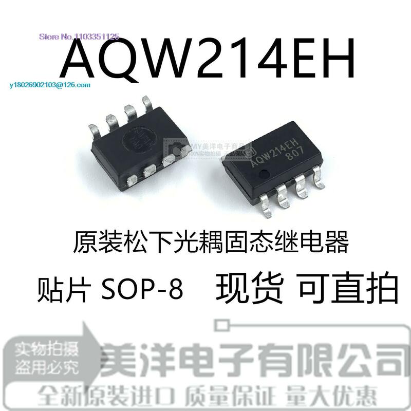 Chip de fuente de alimentación IC AQW214EH AQW214 DIP-8 SOP-8, lote de 5 unidades