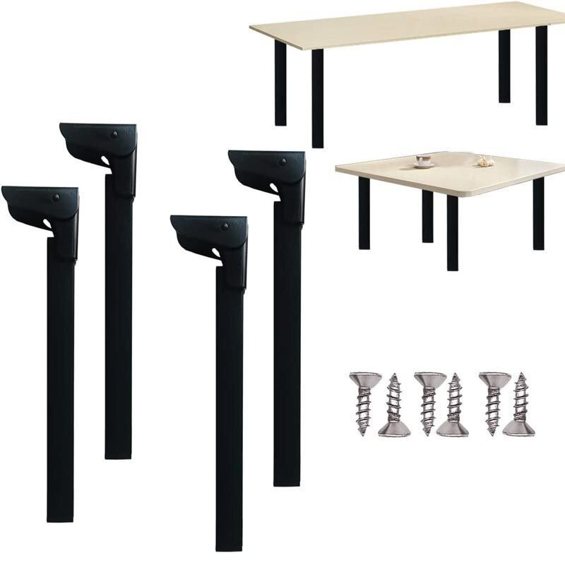 1Pcs Table Folding Support Legs Metal Bed Leg Coffee Table Legs Sofa Legs Invisible Bed Legs Feet Home Table Legs Accessories
