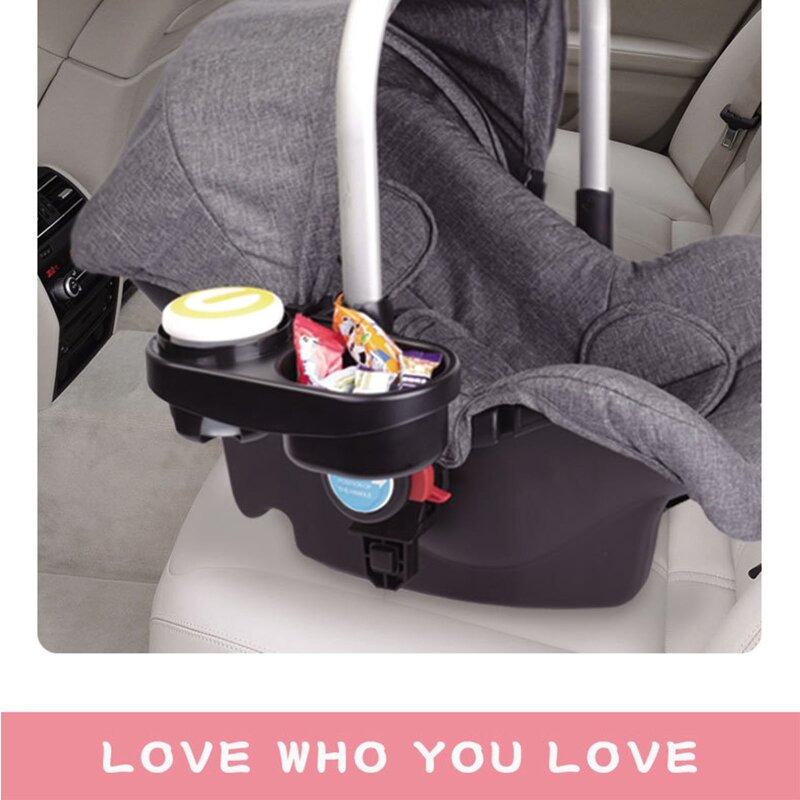 Universal Stroller Tray Stroller Cup Holder Stroller Snack Tray Clamp Grip New Dropship