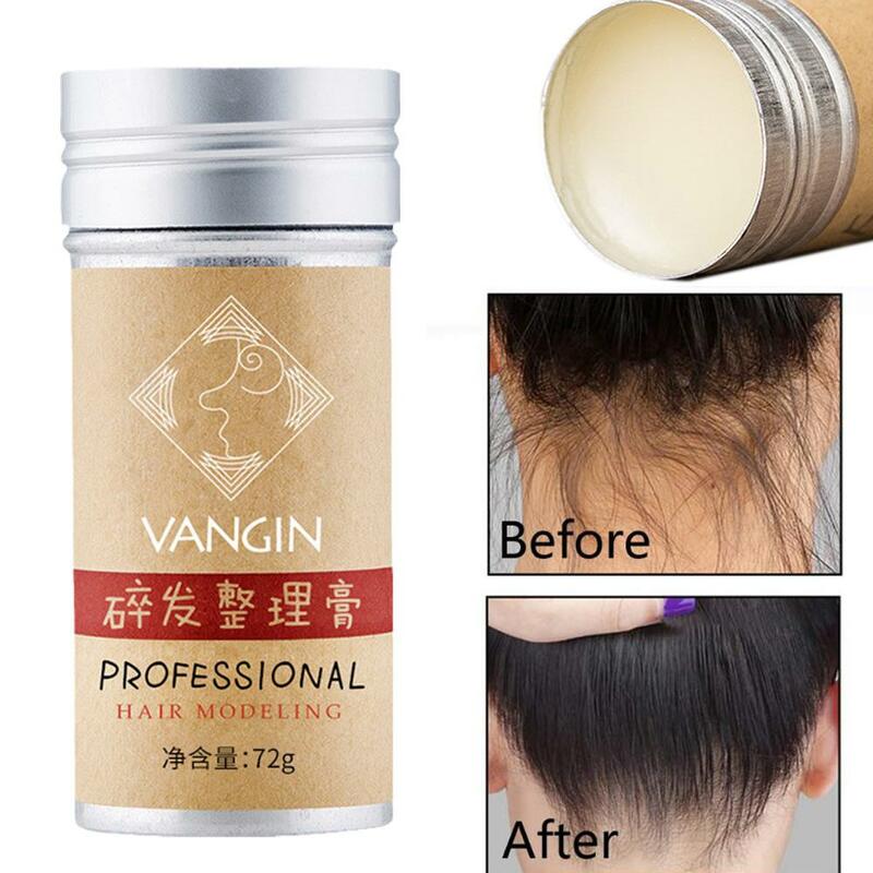 Profesjonalny krem do stylizacji włosów w sztyfcie do wykańczania wosku nie tłusty szybki krótki pęknięty kędzierzawy upiększające kontrolny 72G