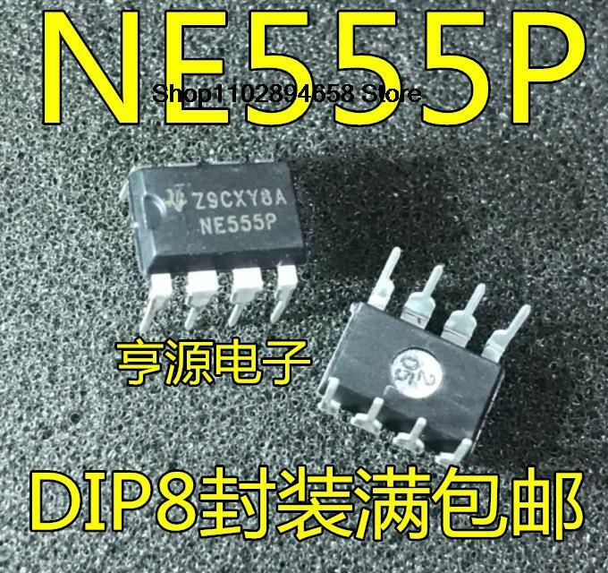 NE555 e NE555P DIP-8 IC, IC, 5 PCes