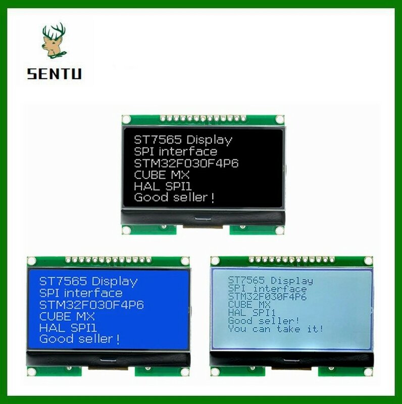 Lcd12864 12864-06D, 12864, moduł LCD, COG, z chińską czcionką, ekran z matrycą punktową, interfejs SPI