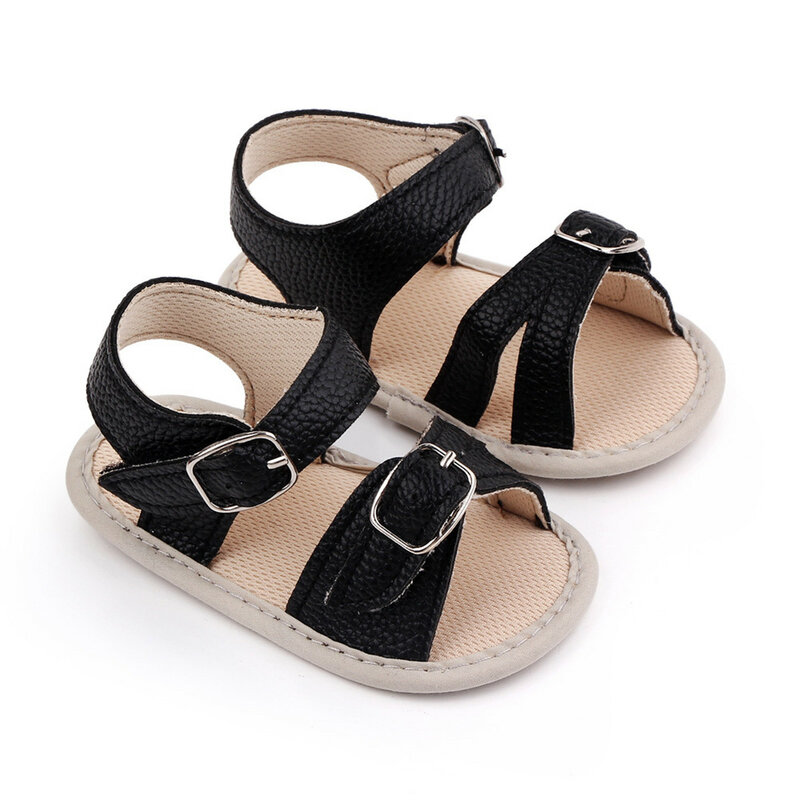 Zapatos de suela blanda para bebé de 0 a 1 años, sandalias transpirables huecas para bebé, zapatos para caminar de verano