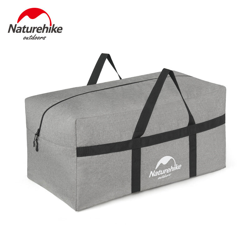 Naturehike กระเป๋าเก็บของ45L 100L, ความจุขนาดใหญ่กระเป๋าเก็บของจิปาถะแคมป์ปิ้งพกพาได้กระเป๋าเดินทางพับได้