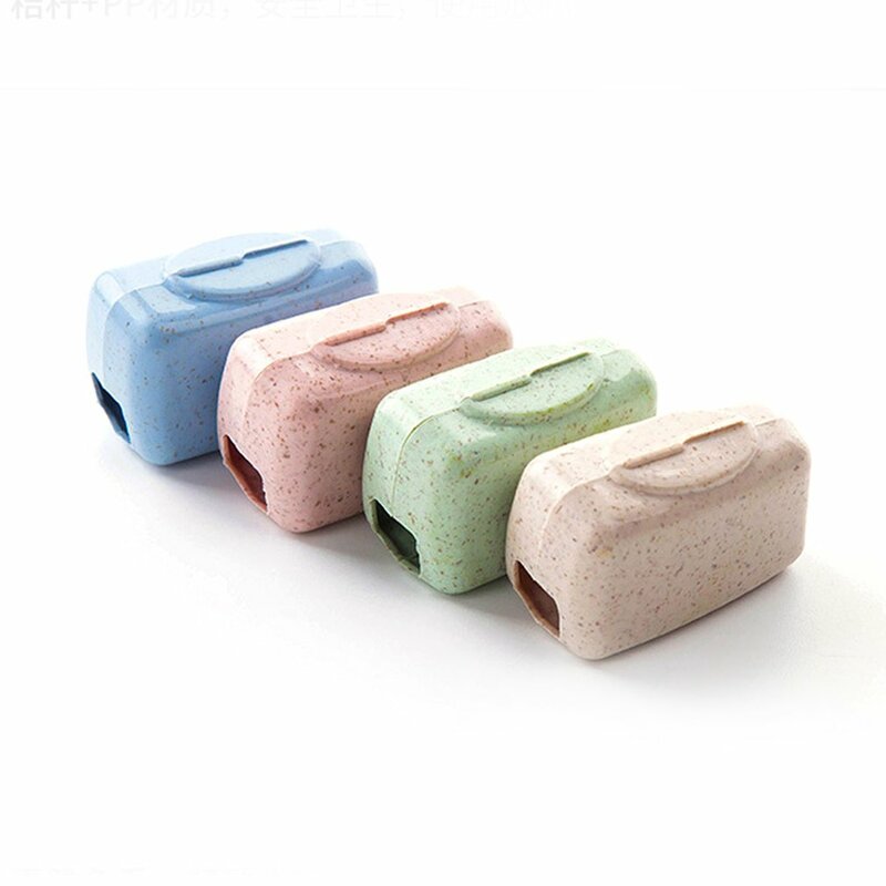 4Pcs/Lot Portable Toothbrush Head Cover Case For Travel Hiking Camping Toothbrush Box Brush Cap Case For Trip Bathroom Accessory