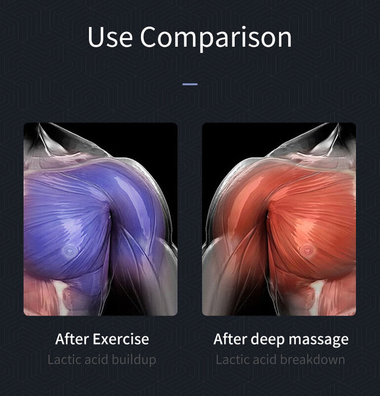 【Health Manager】LCD Màn Hình Massage Súng 99 Cấp Độ Mát Xa Đau Cơ Body Massage Tập Thư Giãn Giảm Đau