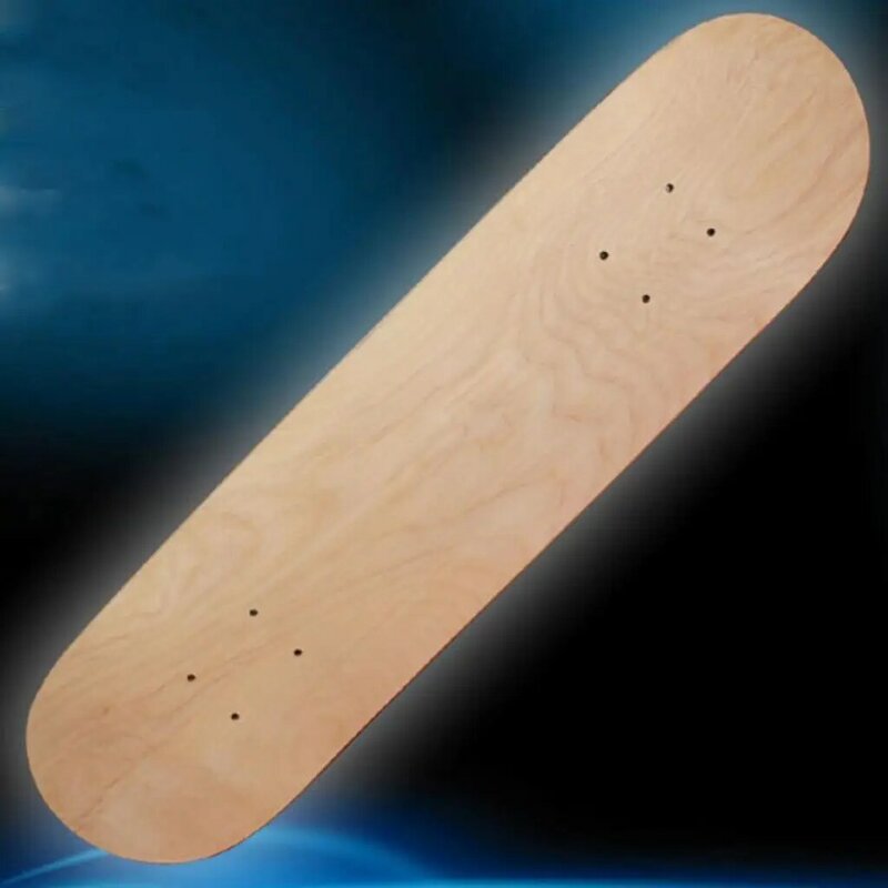 Natural Maple Blank Skate, Skate Board, Double Board, 8.0in