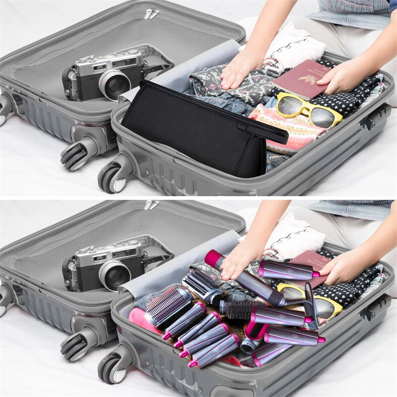 Hair Dryer Carrying Case Waterproof Hair Dryer Storage Case Make Up Storage Bag Portable Travel Storage Organizer For Dyson
