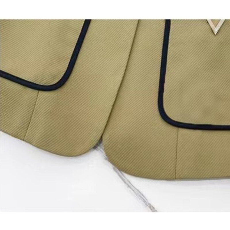เสื้อเบลเซอร์แบบมืออาชีพสำหรับผู้หญิงเสื้อคลุมสำนักงานใหม่2023ฤดูใบไม้ผลิ-ฤดูใบไม้ร่วง