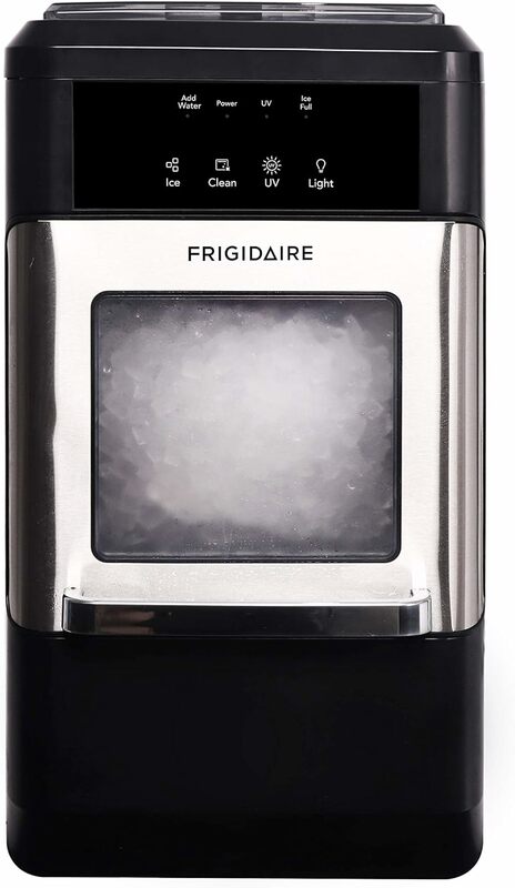 Холодильник, искусственная Рабочая поверхность, хрустящий жевательный льдогенератор Nugget, 44 фунта в день, функция самоочистки