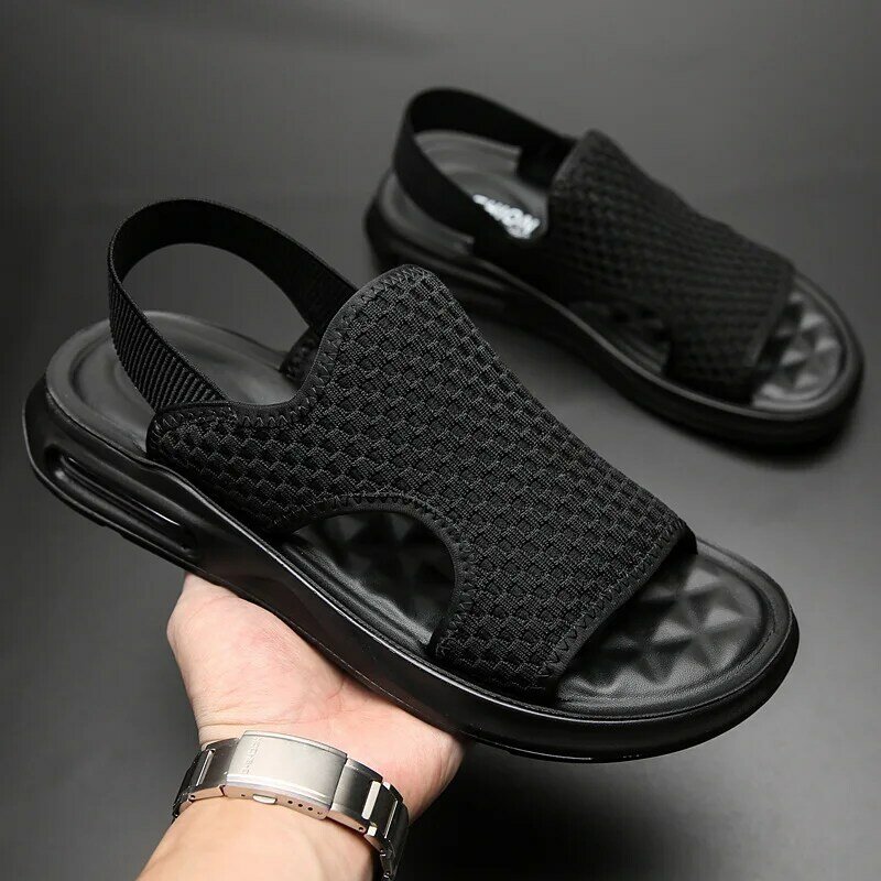 Sandali da uomo estate per il tempo libero sandali da vacanza al mare scarpe da uomo 2024 nuove Sneakers da esterno maschili retrò comodi sandali Casual da uomo