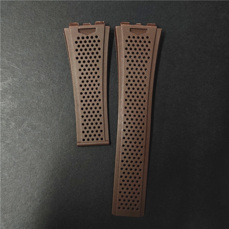 Adequado para tag heuer coleção unisex respirável cinta impermeável clássico 22 mm convexo silicone correia se encaixa carrera pulseira.
