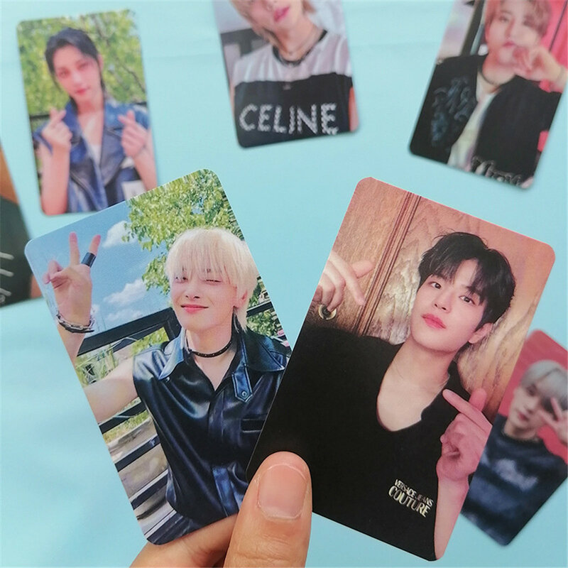 8 buah/set kartu foto Kpop Stray Kids MAXIDENT Photocards Bang Chan Felix Lee Hyunjin kartu foto kartu LOMO Photocard untuk penggemar Straykids