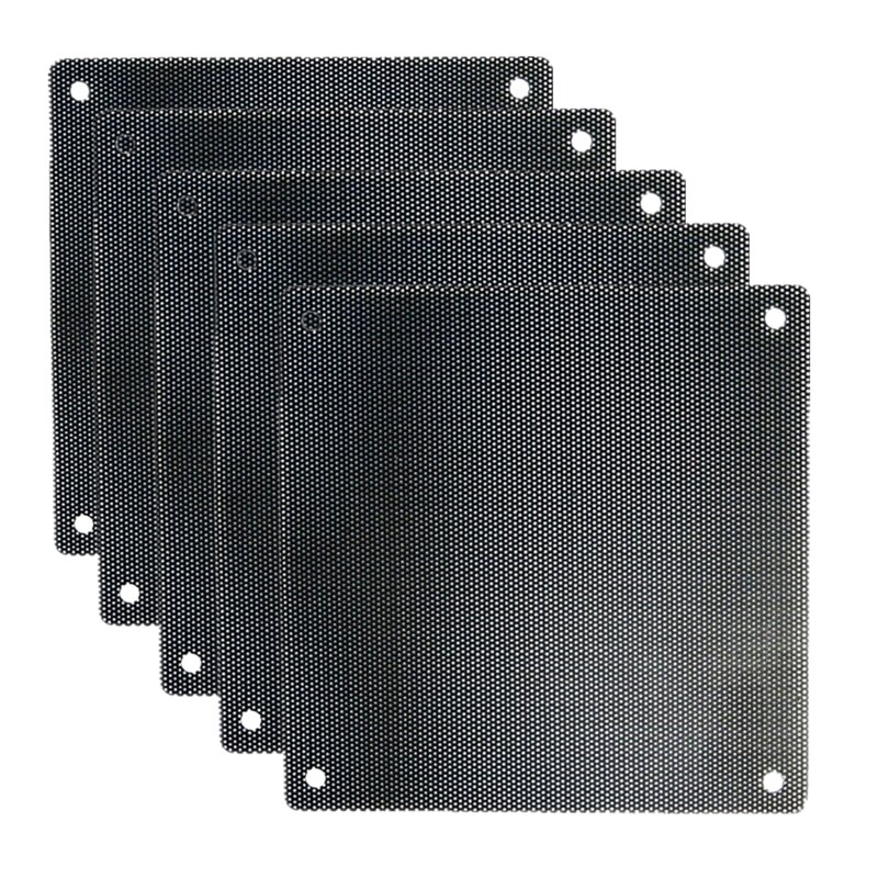 Filtre anti-poussière 12/14/9/8/7 pour ventilateur refroidisseur d'ordinateur [5 paquets] cadre ventilateur PC filtres