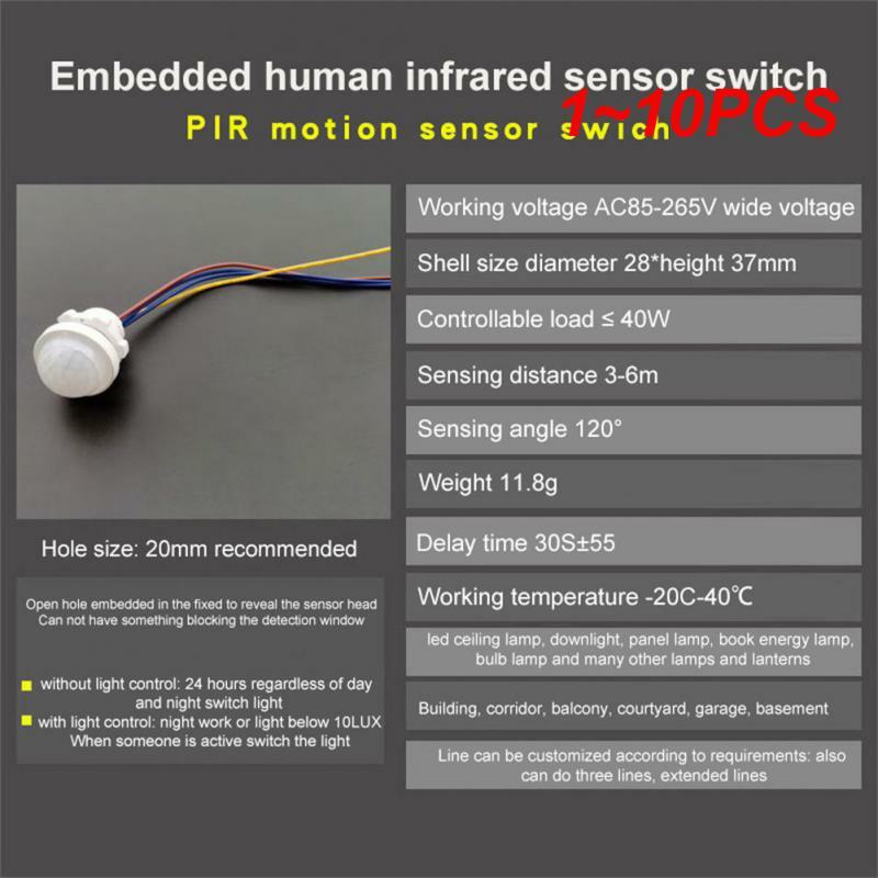 hotsale Infrared Motion Automatic Light Sensor IR Detector Switch Control Ceiling Light Human Body Automatic Induction