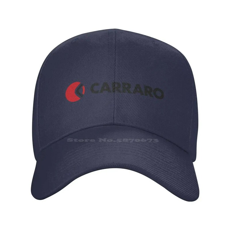Carraro-印刷されたロゴの野球帽,グラフィック,カジュアル,ニット