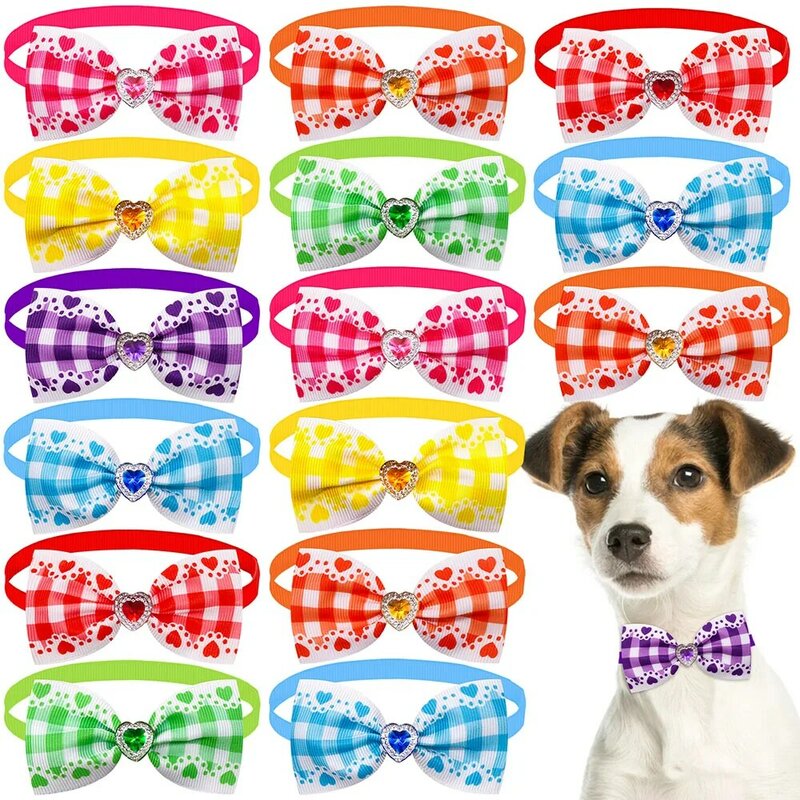 Bulk Summer Small Dog Bow Tie For Dogs Pets Grooming  Bows Dog Pet Bowties Collar Dog Grooming Products For Small Dogs