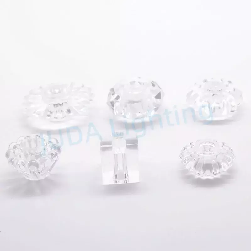 Acrylic Crystal connector Transparent Crystal resin plastic fittings Pendant light decoration chandelier led wall lamp DIY