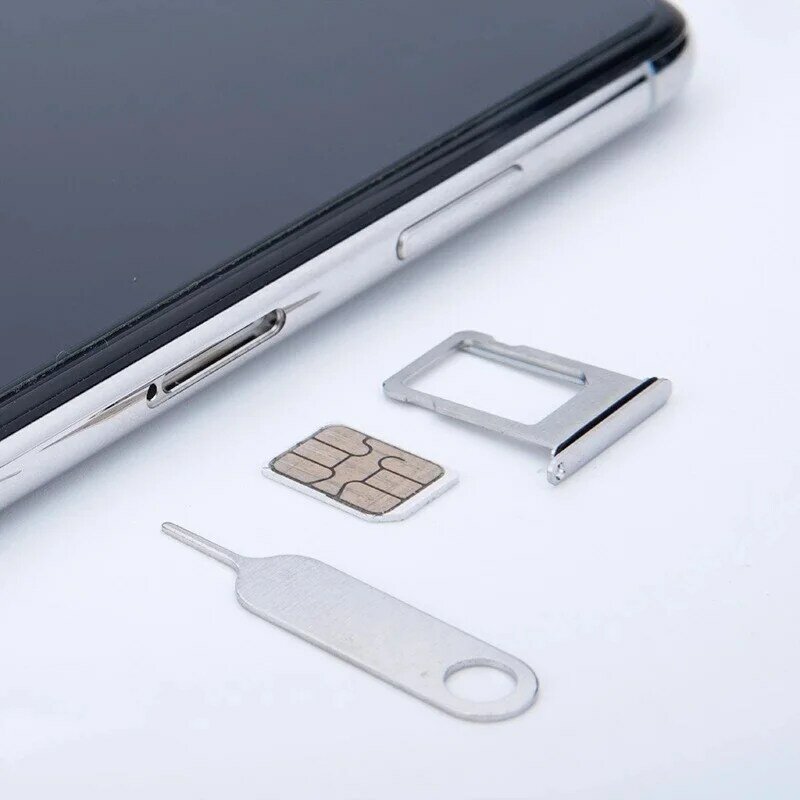 10Pcs 방출 Sim 카드 트레이 오픈 핀 바늘 키 도구 Sim 카드 트레이 꺼내기 도구 유니버설 핸드폰 Sim 카드 액세서리