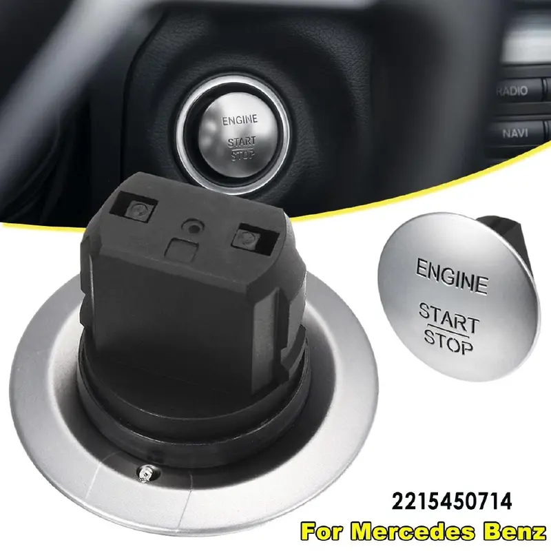 A2215450714 Car Engine Start Stop Button Switch Keyless Start Button For Mercedes Benz W164 W205 W212 W213 W164 W221 2215450714