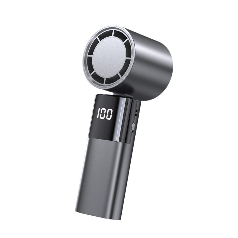 2024 neuer original xiaomi Handheld Hoch geschwindigkeit lüfter USB-Aufladung Outdoor Turbo tragbarer Lüfter mit Geschwindigkeit regelung kleiner Lüfter