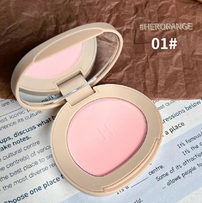 New Monochrome Blush With Delicate Texture Beginner Easy On Makeup Daily Natural Nude Matte Lasting Face Makeup