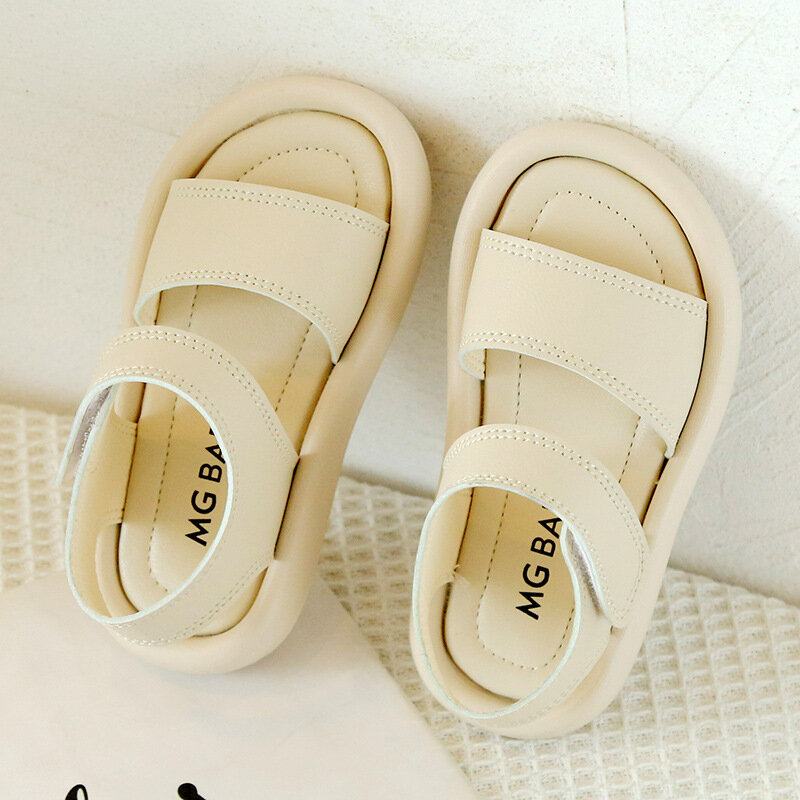 Kinder Sandalen für Jungen Mädchen Unisex Kleinkinder Kleine Kinder Strand Sandalen 2023 Sommer Schuhe Einfache Stil Klassischen Weichen 21-30