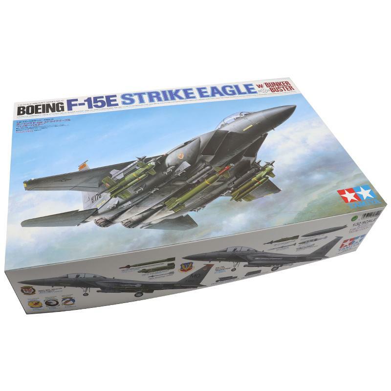 Tamiya 60312 1/32 Boeing F-15E Strike Eagle TMW/ Bunkerbuster Plastic Model Kit