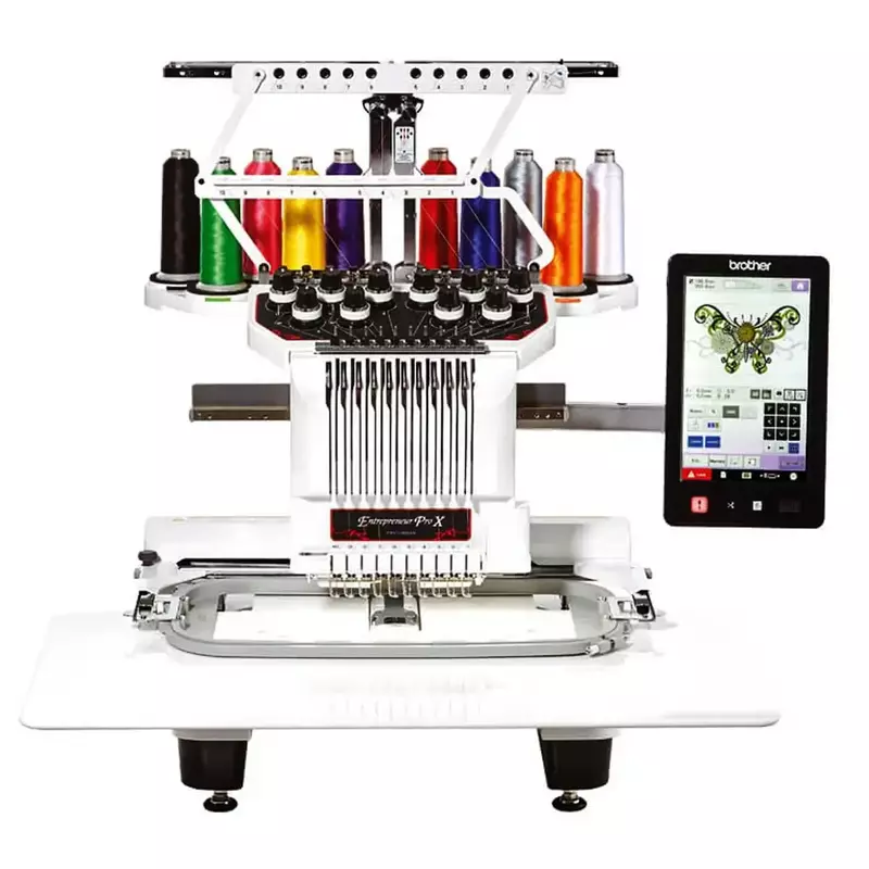 BROTHER-máquina de bordado comercial PR1050X, bordado para el hogar, 10 agujas, 100% Original, descuento de primavera, 20242
